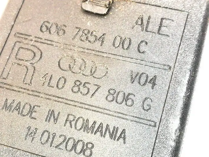 Audi Q7 4L (2005 - 2009) 4L0857806G Задний ремень безопасности — фото 3