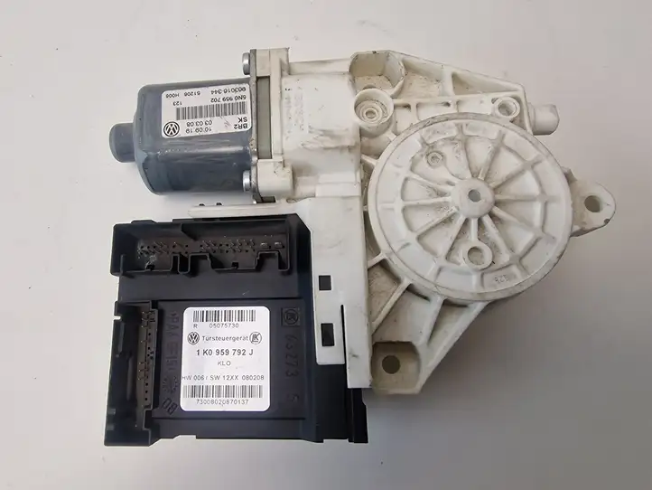 Volkswagen Tiguan (2007 - 2011)  1K0959792J электродвигатель переднего стеклоподъемника