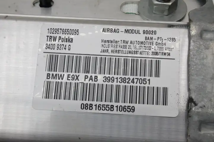 BMW 3 E92 E93 (2005 - 2014) 34009374G Подушка безопасности пассажира — фото 7