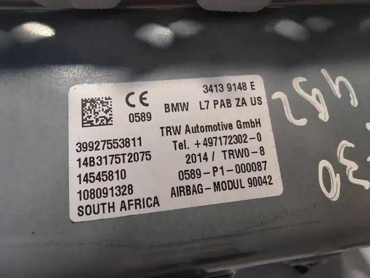 BMW 3 F30 F35 F31 (2012 - 2018) 9275538 Подушка безопасности пассажира — фото 4