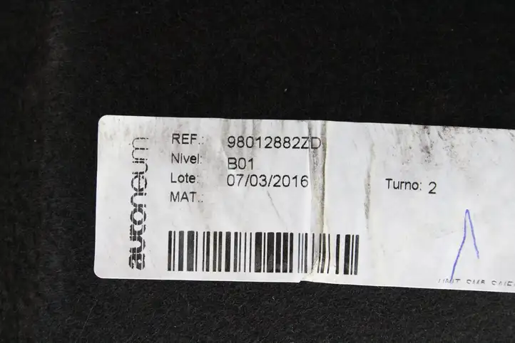 Citroen C4 Cactus (2014 - 2017) 98012882ZD Боковая обшивка багажника — фото 7