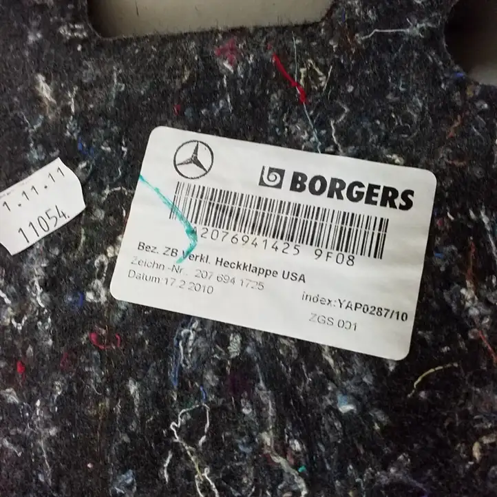 Mercedes-Benz E C207 W207 (2009 - 2017) A2076941425 Прочая отделка багажника — фото 3