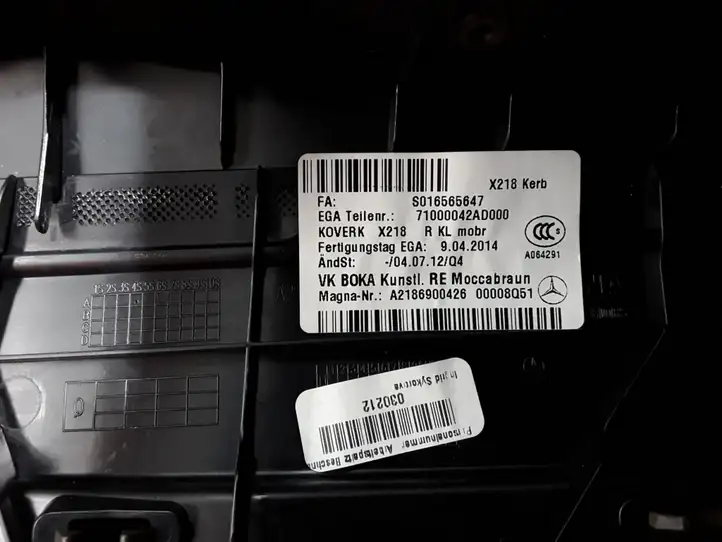 Mercedes-Benz CLS C218,X218 (2011 - 2017) A2186900426 Обшивка стойки у окна — фото 3