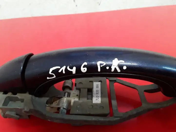 Volkswagen Touareg I (2002 - 2010) 7L0839886 Наружная ручка двери — фото 3