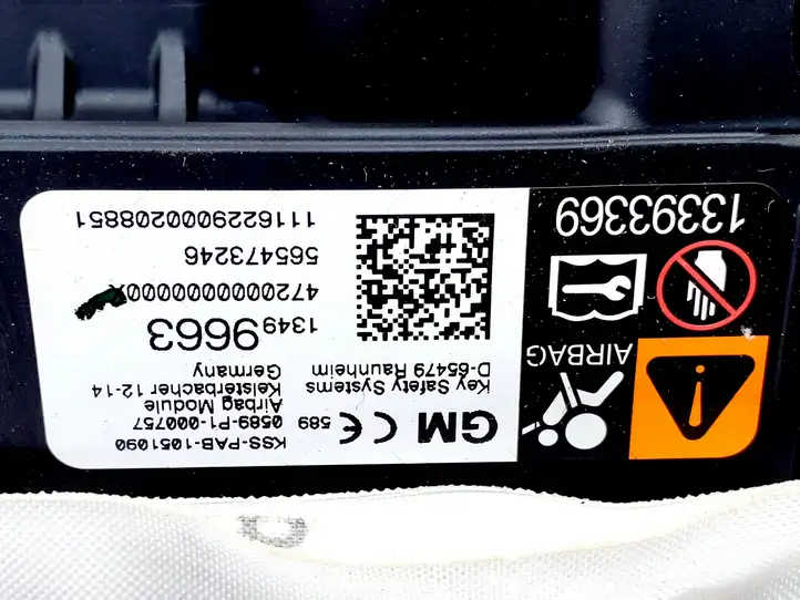Opel Astra K (2015 - 2020) 13393369 Подушка безопасности пассажира — фото 3