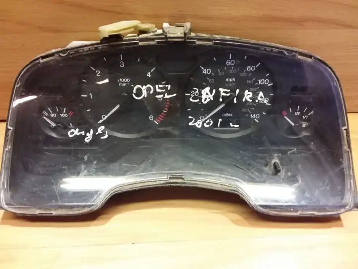 Opel Zafira (1999 - 2003)  09228759EL Спидометр (приборный щиток)
