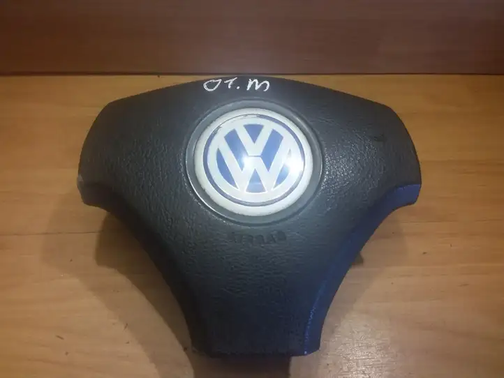 Volkswagen Bora (1998 - 2005) 1J0880201F Подушка безопасности руля — фото 1