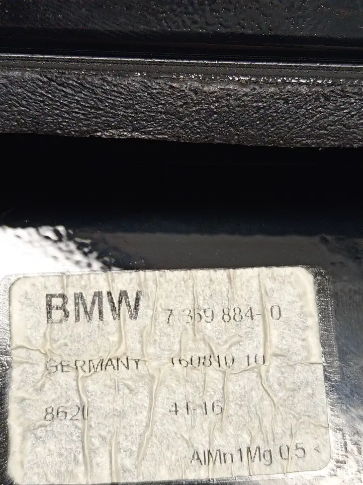 BMW 7 G11 G12 (2015 - 2022) 7369884 Накладка стекла передней двери — фото 4