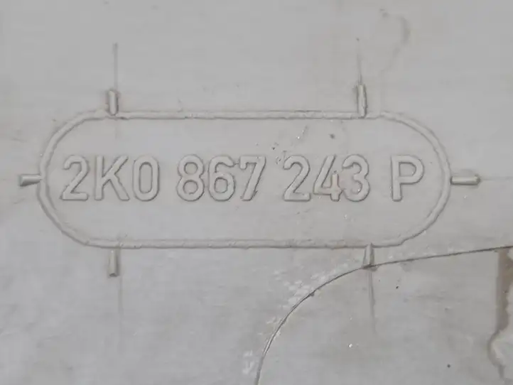 Volkswagen Caddy (2010 - 2015) 2K0867243P Верхняя обшивка стойки B — фото 4