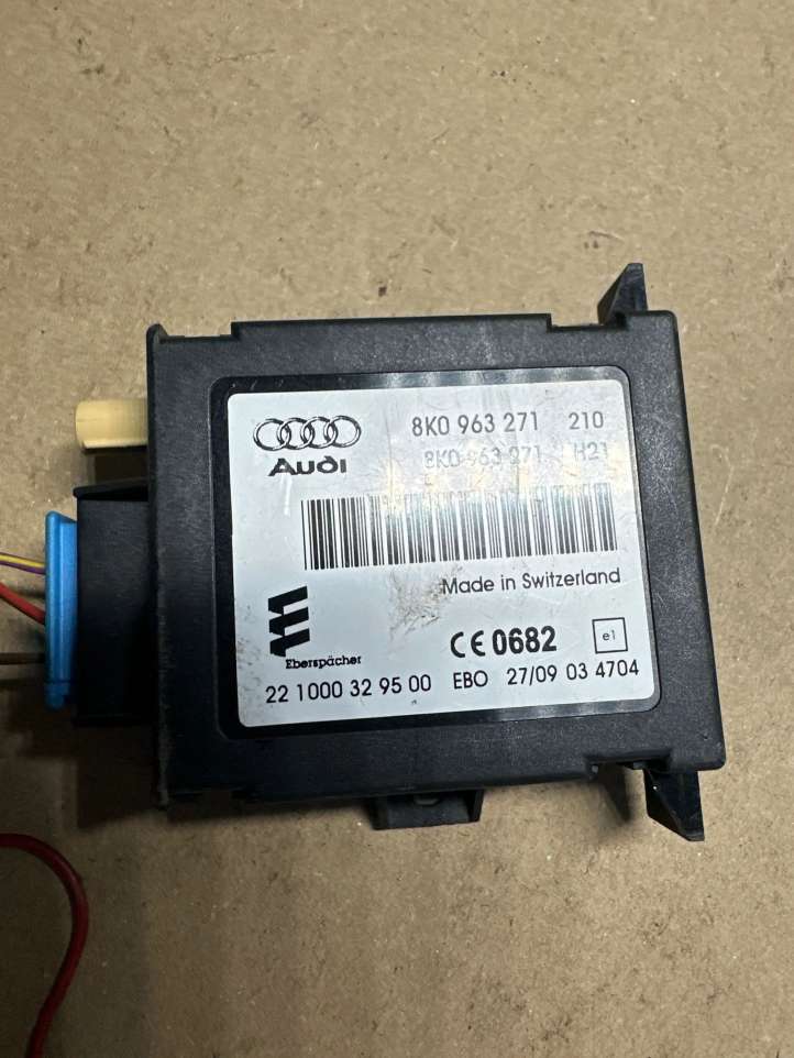 8K0963271 Audi A4 S4 B8 8K Autonominio šildytuvo (webastos) valdymo blokas