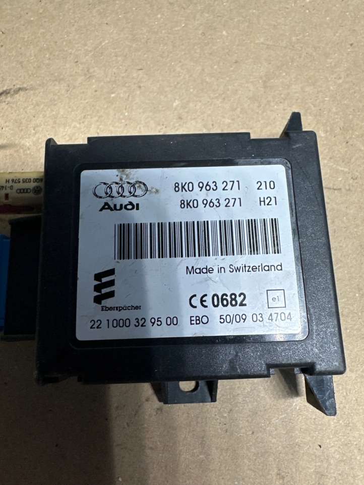 8K0963271 Audi A4 S4 B8 8K Autonominio šildytuvo (webastos) valdymo blokas