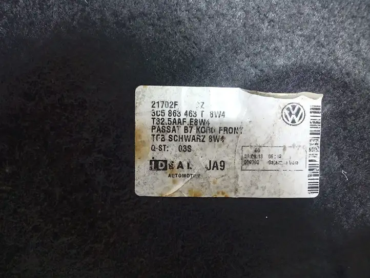 Volkswagen PASSAT B7 (2011 - 2014) 3C5863463T Коврик багажника — фото 3