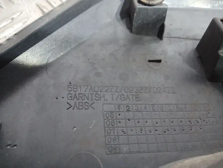 Mitsubishi Outlander (2007 - 2012) 5817A022 Прочая отделка багажника — фото 5