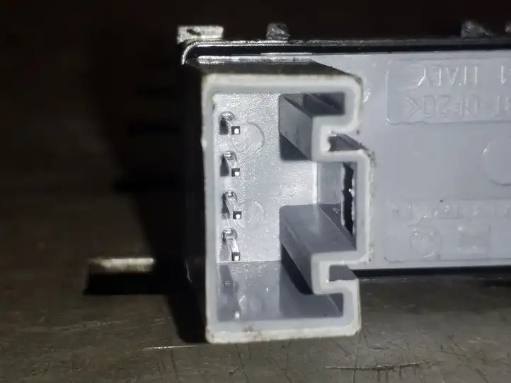 Volkswagen Eos (2010 - 2015) 7L6959855B Кнопка стеклоподъемников — фото 3