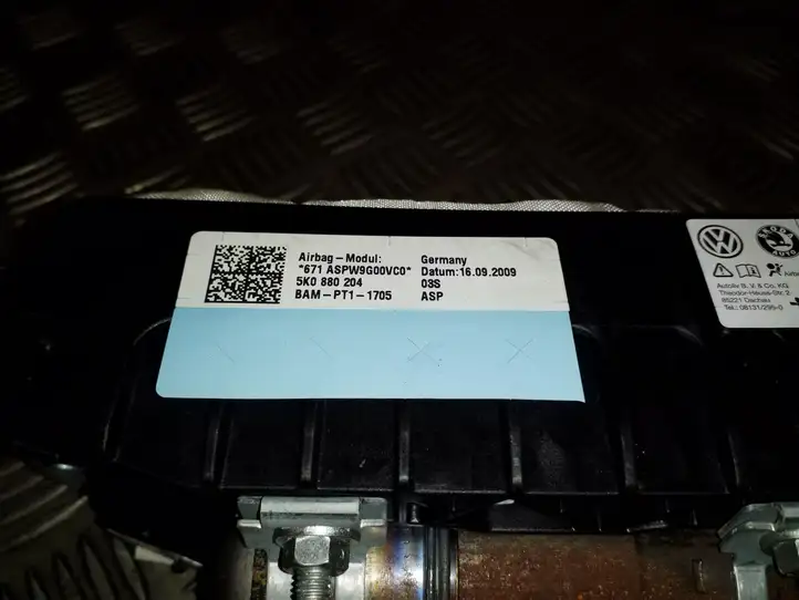 Volkswagen Golf Plus (2008 - 2014) 5K0880204 Подушка безопасности пассажира — фото 4