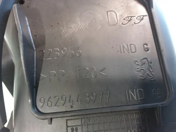 Peugeot 607 (2000 - 2004)  9629443977 Боковая воздушный дефлектор