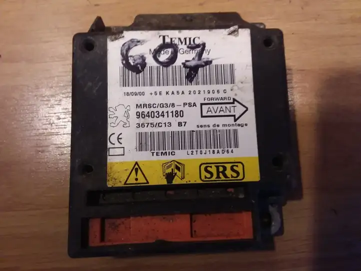 Peugeot 607 (2000 - 2004)  9640341180 Блок управления надувных подушек