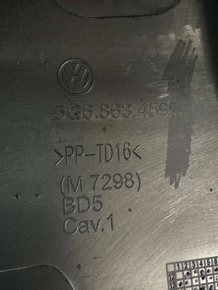 5g6863459 Volkswagen Golf VII Bagažinės slenksčio apdaila