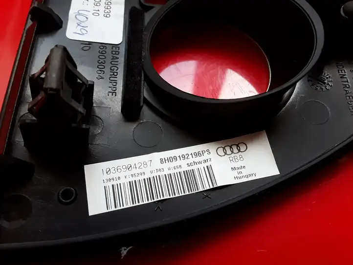 Seat Exeo (3R) (2008 - 2013) 8H09192196PS Отделка панели приборов — фото 4