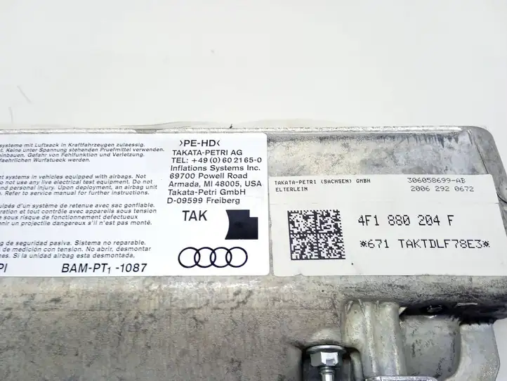 Audi A6 S6 C6 4F (2004 - 2008) 4F1880204F Подушка безопасности пассажира — фото 4