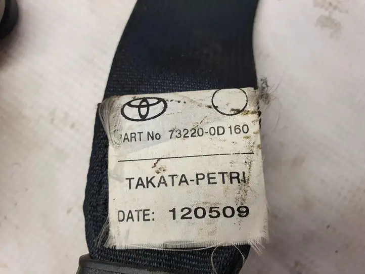 Toyota Yaris (2005 - 2009) 732200D160 Передний ремень безопасности — фото 3