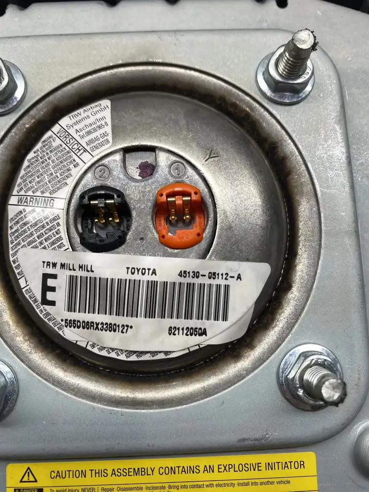 Toyota Avensis T250 (2006 - 2009) 4513005112A Подушка безопасности руля — фото 3