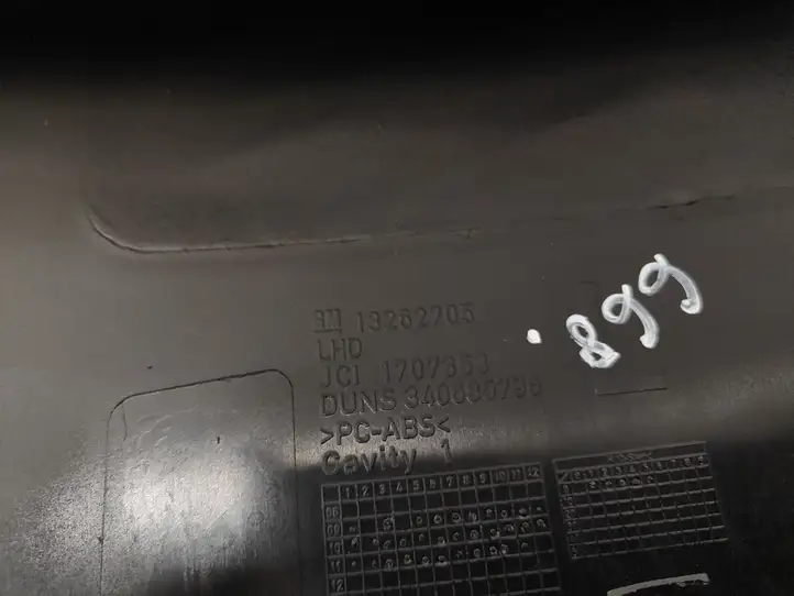 Opel Astra (2009 - 2012)  13262705 Отделка приборного щитка