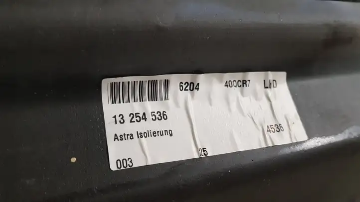 Opel Astra J (2009 - 2012) 13324801 Ковролин салона — фото 6