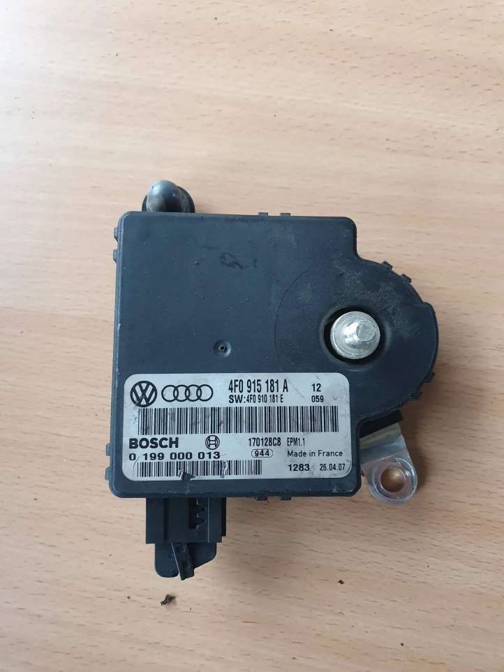 4F0915181A Audi A6 S6 C6 4F Maitinimo valdymo blokas