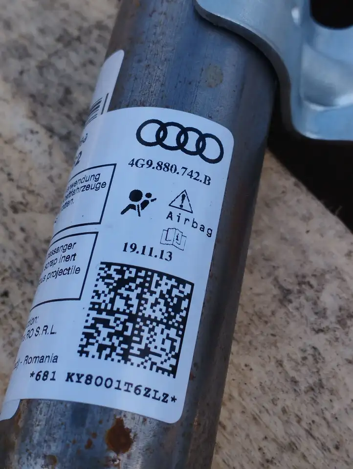 Audi A6 C7 (2011 - 2014) 4G9880742B Боковая подушка безопасности шторка — фото 2