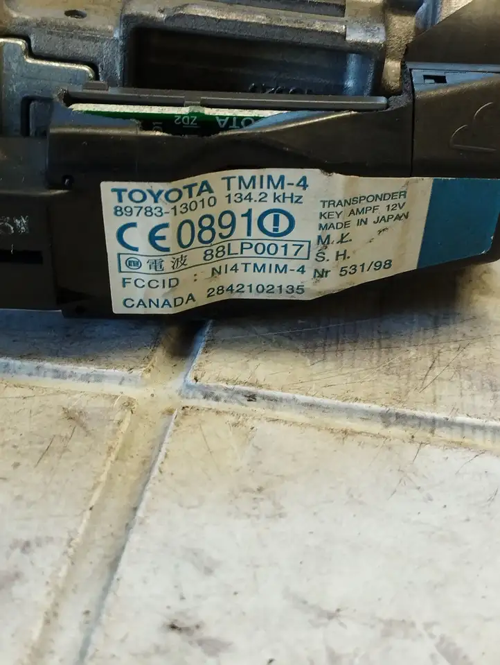 Toyota Corolla Verso E121 (2001 - 2004) 8978313010 Замок зажигания — фото 7
