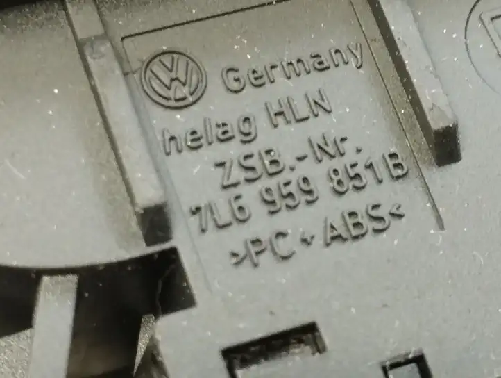 Volkswagen Touareg I (2002 - 2010) 7L6959851B Блок кнопок стеклоподъемников — фото 2