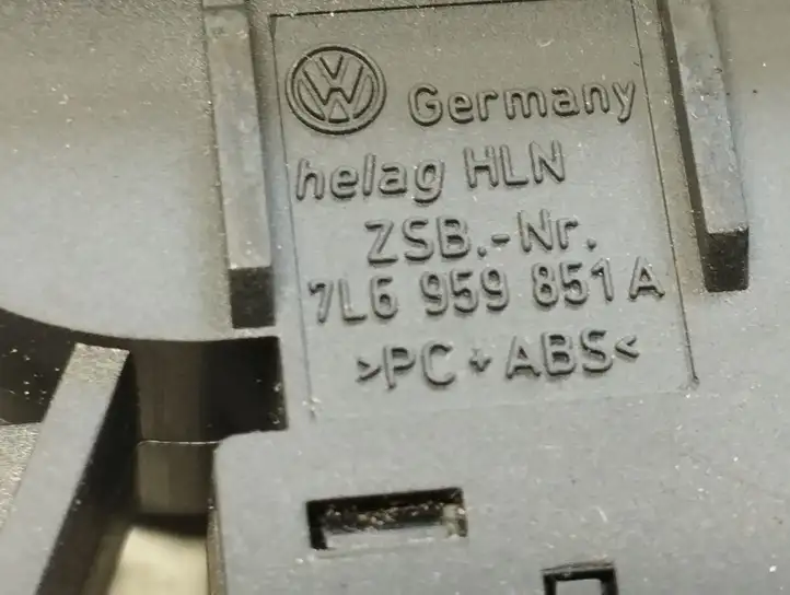 Volkswagen Touareg I (2002 - 2010) 7L6959851A Блок кнопок стеклоподъемников — фото 2