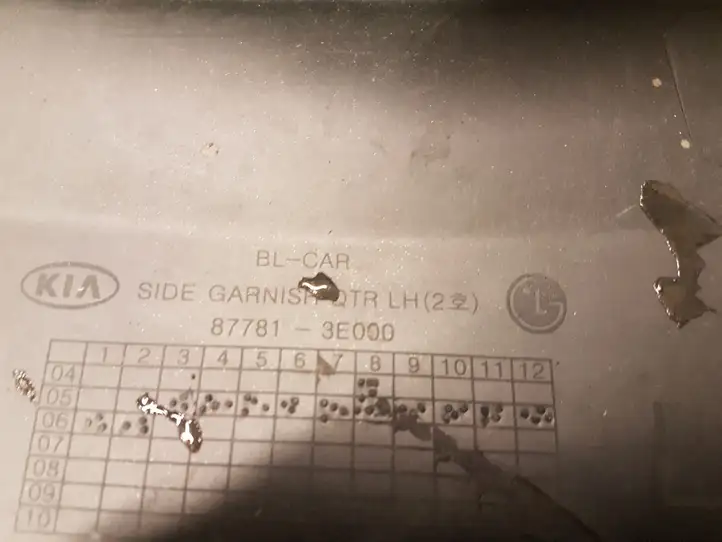 Kia Sorento (2002 - 2006)  877813E000 Задняя арка