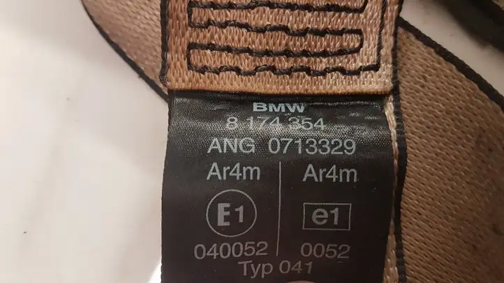 BMW 7 E38 (1993 - 2001) 8174354 Задний ремень безопасности — фото 3