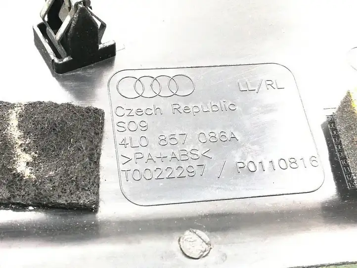 Audi Q7 4L (2005 - 2009) 4L0857086A Боковая отделка панели приборов — фото 3
