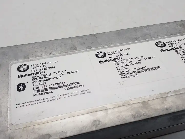 BMW 5 E60 E61 (2004 - 2010) 9149614 Bluetooth модуль — фото 4