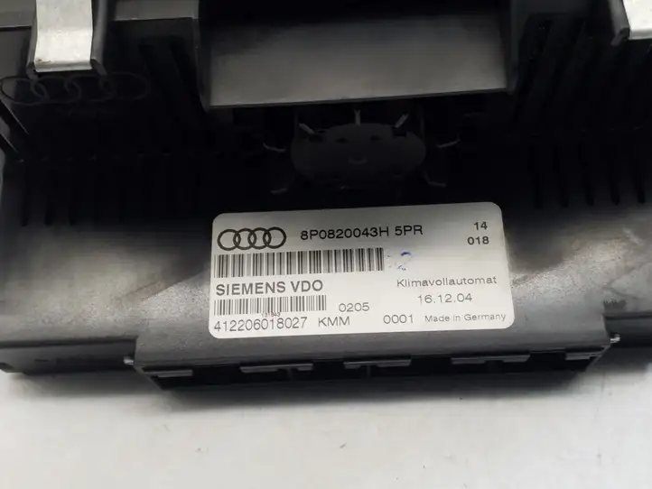 Audi A3/S3 8P (2004 - 2008) 8P0820043H Блок управления климат-контролем — фото 3