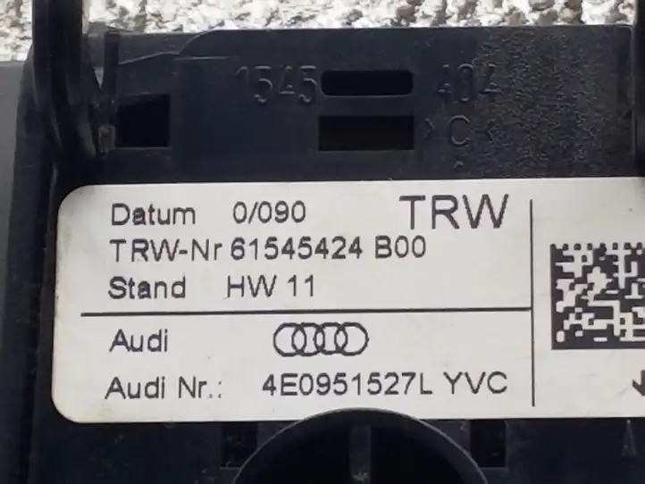 Audi A6 S6 C6 4F (2008 - 2011) 4E0951527L Кнопки на рулевом колесе — фото 4