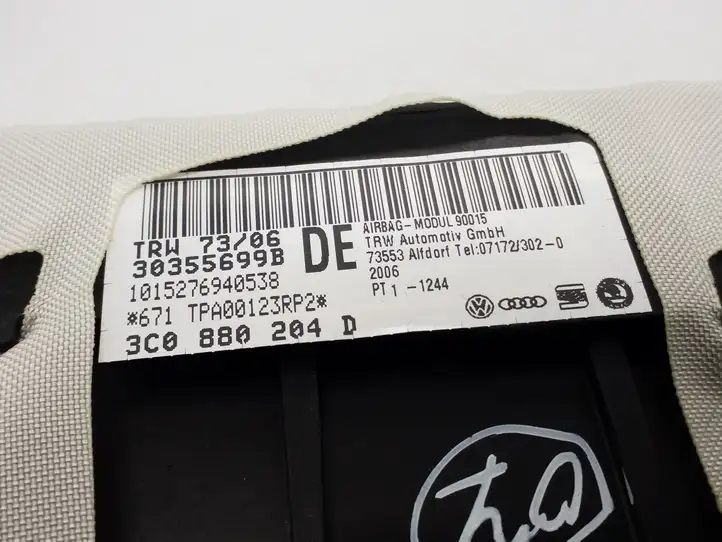 Volkswagen PASSAT B6 (2005 - 2010) 3C0880204D Подушка безопасности пассажира — фото 4