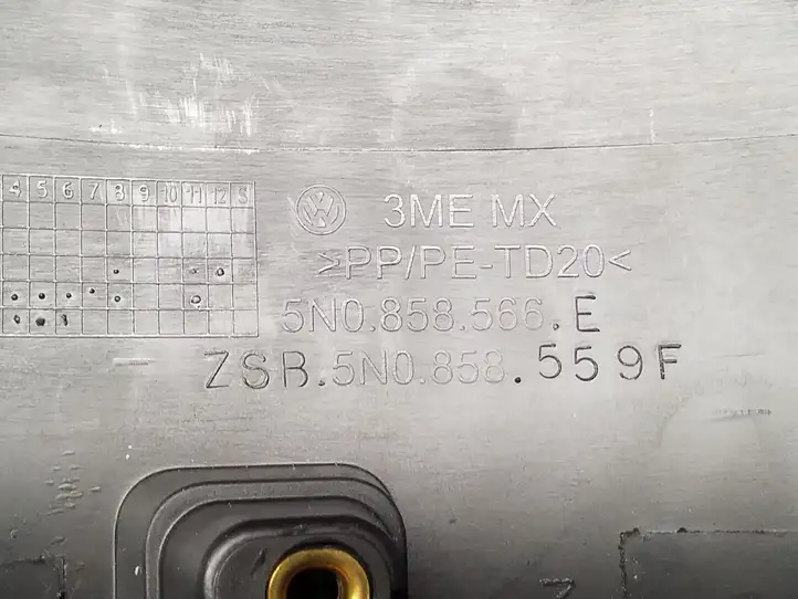 Volkswagen Jetta VI (2011 - 2018) 5N0858566E Обшивка рулевой колонки — фото 2