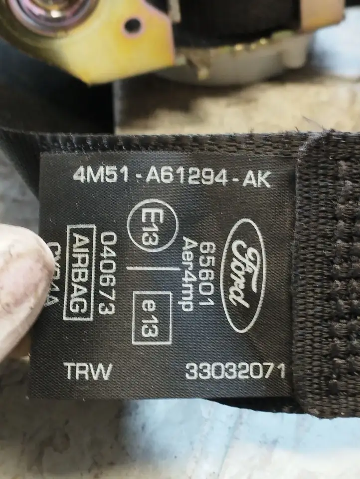 Ford Focus (2005 - 2008) 4M51A61294AK Передний ремень безопасности — фото 2