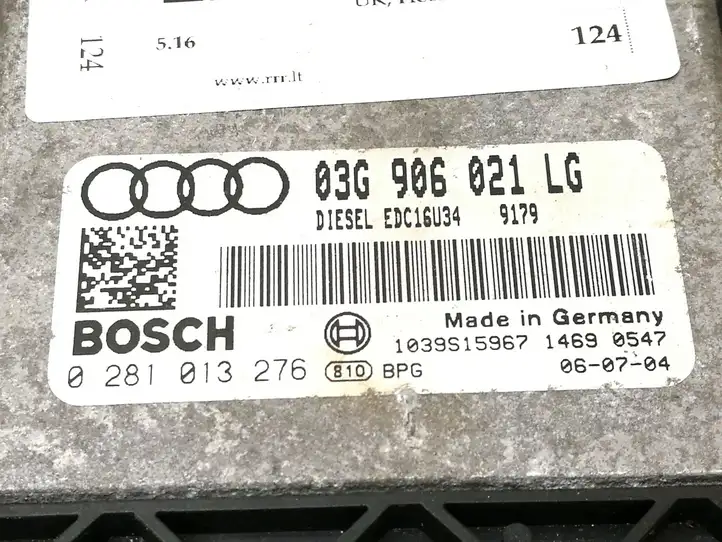 Audi A3/S3 8P (2004 - 2008) 03G906021LG Блок управления двигателем (ЭБУ) — фото 3