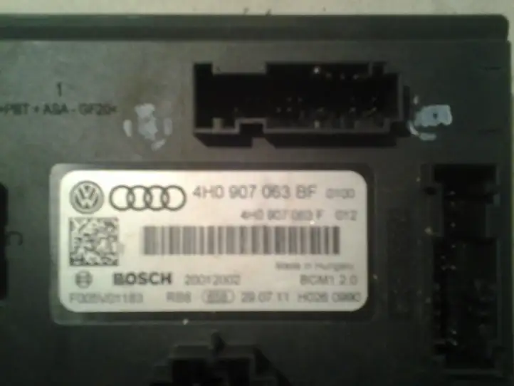 Audi A6 C7 (2011 - 2014) 4H0907063BF Модуль комфорта — фото 2