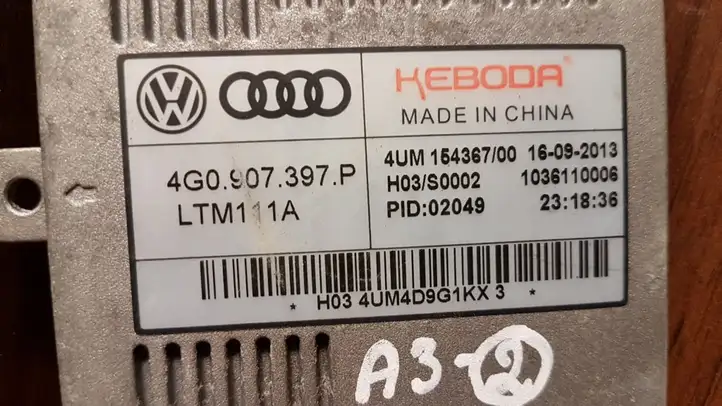 Audi A3/S3 8V (2012 - 2016) 4G0907379P Блок розжига ксенона — фото 3