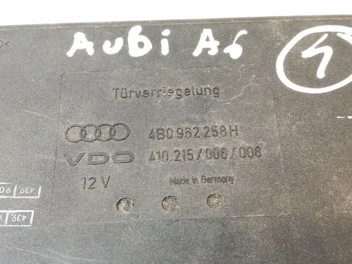 Audi A6 S6 C5 4B (2001 - 2004) 4B0962258H Модуль комфорта — фото 4