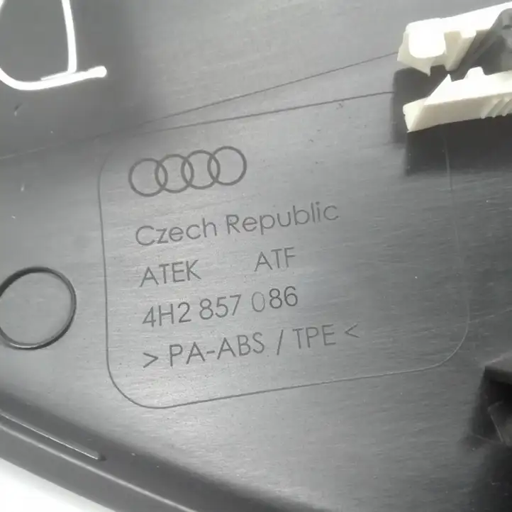 Audi A8 S8 D4 4H (2010 - 2014) 4H2857086 Боковая отделка панели приборов — фото 4