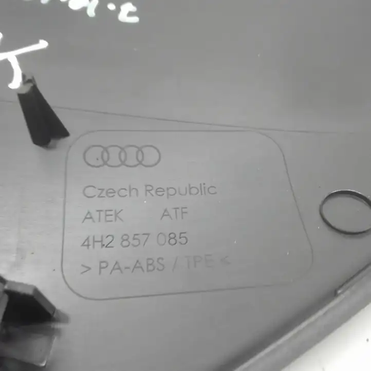 Audi A8 S8 D4 4H (2010 - 2014) 4H2857085 Боковая отделка панели приборов — фото 4