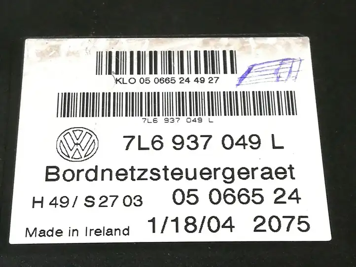 Volkswagen Touareg I (2002 - 2010) 7L6937049L Модуль комфорта — фото 4