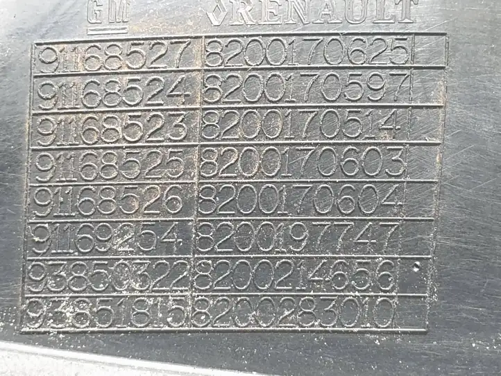 Renault Trafic II (X83) (2002 - 2014) 8200197727 Наружная ручка раздвижной двери — фото 5